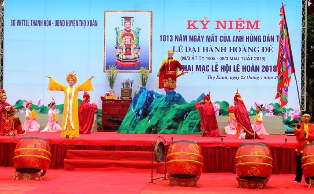 Kỷ niệm 1013 năm ngày mất anh hùng dân tộc Lê Đại Hành hoàng đế và khai mạc Lễ hội Lê Hoàn năm 2018